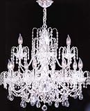 LAMPS BEAUTIFUL Belair Twelve Light Crystal Chandelier by James R. Moder--Excellent customer service--see our feedback.