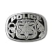 Serve and Protect Police Pewter Belt Buckle