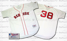 Curt Schilling Boston Red Sox Authentic Major League Baseball Jersey from Russell, With #38 on Authe