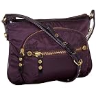 MAXX NEW YORK Spencer II Small Cross-Body,Eggplant,one size