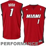 Adidas Miami Heat Chris Bosh Youth (Sizes 8-20) Revolution 30 Swingman Alternate Jersey Small