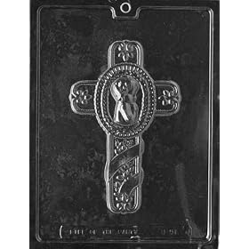 Buy BABY'S BAPTISM CROSS Baby Candy Mold Chocolate now!