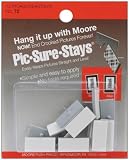 Self-Adhesive Pic-Sure-Stays Picture Hangers 12/Pk