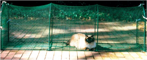 Kittywalk Outdoor Net Cat Enclosure for Decks, Patios, Balconies