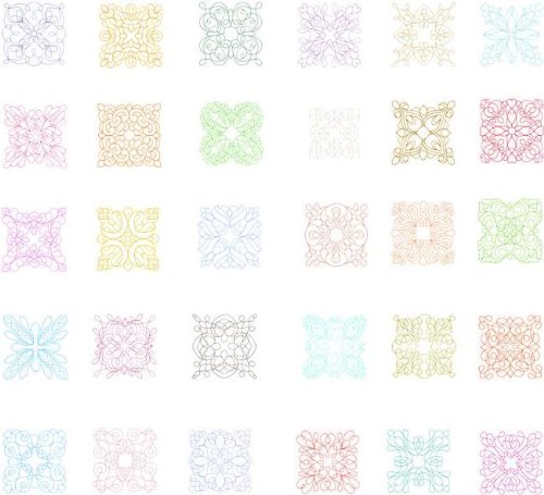 Brother PES Embroidery Card ELEGANT LINE QUILTING 