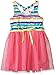 Lilt Girls' Little Tiedye Knit Dress with Mesh Skirt