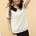 ETOSELL Lady Peter Pan Collar Chiffon T-Shirt Korean Chic Women Lace Blouse