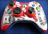 Cash Money Custom Vinyl Xbox 360 5 Mode Rapid Fire with Active Reload Adjustable Modded Wireless Con
