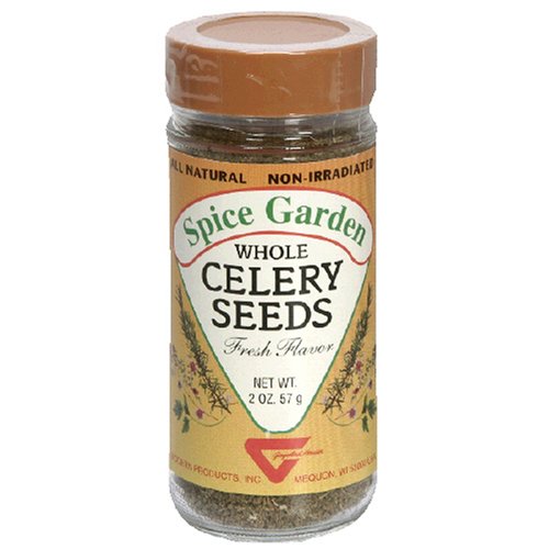 Spice Garden Celery Seed, Whole, 2-Ounce Jar (Pack of 8) by Spice Garden