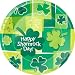 Shamrock Squares Lunch Plates 8ct