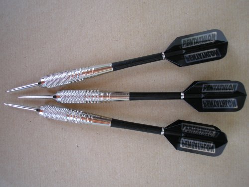 Produkt-Bild: 6 St&uuml;ck lose Steeldart - Spitzenqualit&auml;t aus dem Hause GamePoint. Griffbarrel aus hochglanzverchromten Messing Gewicht 21 g