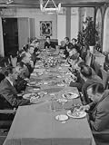 Dorothy Shaver, President of Lord and Taylor Department Stores, Having Lunch with Her Executives Photographic Poster Print, 18x24