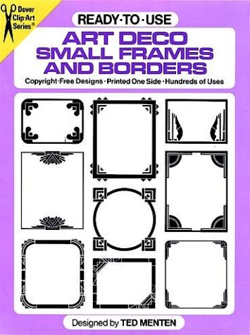 Ready-to-Use Art Deco Small Frames and Borders (Clip Art) Sale Price: $13.05