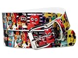 BLT51 Science Fiction Realistic Robot Collage Belt Size 30-42