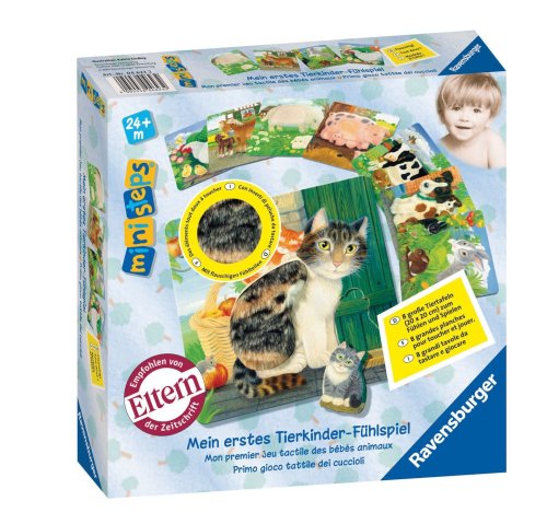 Childrens Toyshop  Spielwaren : Ravensburger ministeps 04623 2 - Mein erstes Tierkinder-Fühlspiel
