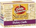 Orville Redenbacher Naturals, Buttery Garlic, 4-Count Mini Bags (Pack of 12)