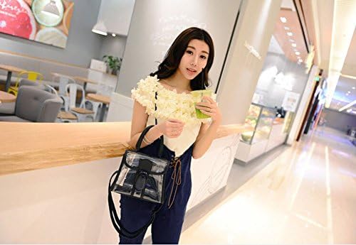 Sweet Jelly Woman Clear Transparent Shoulder Bag PVC Handbag Messenger Bags