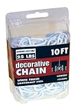 Crawford-Lehigh C430PK 10-Foot Decorative Chain, White