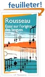 Essai sur l'origine des langues o� il est parl� de la m�lodie et de l'imitation musicale