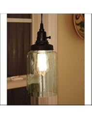 Lighting: Cylinder Jar Pendant Lamp