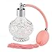 VERY100 Crystal Glass Perfume Spray Bottle Aotmizer Long Pink Tassel Pump 100ml