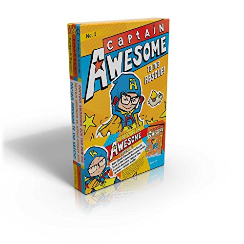 captain awesome 3 pack captain awesome to the rescue captain awesome vs nacho cheese man captain awesome and