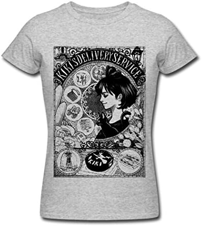 Happy discount Kiki Delivery Service Women's classic Gray Customize for T-shirt Large