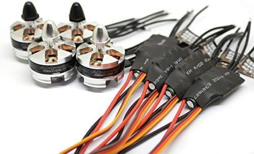 New ADQmotor X2204 2280KV Brushless Motor CCW &amp; CW + SimonK 12A ESC Speed Controller for RC Quadcopter QAV250