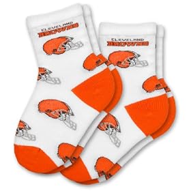 Click here to buy Cleveland Browns Infant Socks (2-pack).