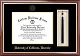 Univ. of California Riverside Highlanders - Embossed Seal - Tassel Box - Mahogany - Diploma Frame