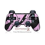 Sony PS3 Controller Decal Style Skin - Zebra Skin Pink