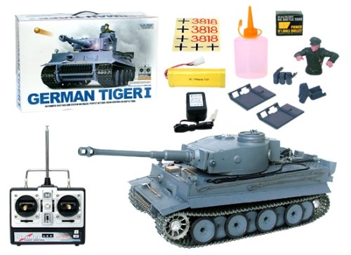 Childrens Toyshop  Toys : 1:16 Scale Radio Control  Shooting Tank - German Tiger