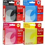 Set Of 4 Epson Compatible T0551 To T0554 - - - Found In - Stylus Photo R240...