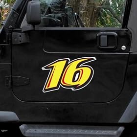Greg Biffle 12'' Driver Number Car Magnet