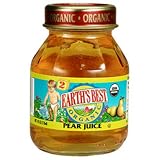 Earths Best Organic 2nd Pear Juice, 4-Ounce Jars (Pack of 12)