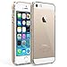 iPhone SE/5S/5C Case,IVSO®iPhone SE/5S/5C TPU Bumper with Crystal Clear PC Back [Drop Protection/Shock Absorption Technology] For APPLE iPhone SE/5S/5C Phone-LifeTime warranty (Clear)