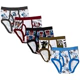 Handcraft Boys 2-7 Clone Wars 5 Pack Brief, Multi, 6