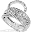 One of a Kind 1/2ctw Round Diamond Ring (G-H/VS-SI) in 18Kt White Gold
