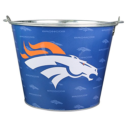 NFL Full Color Team Logo Aluminum Beer Bucket (Denver Broncos)