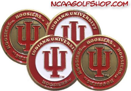 Indiana Hoosiers Golf Ball Markers