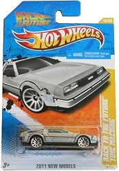 2011 Hot Wheels Back to the Future Time Machine 1:64 Scale Collectible Die Cast Car