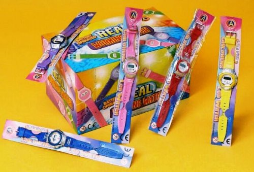 Childrens Toyshop  Toys : Childrens Lcd Watch - Girls (D66210A) 5 Per Pack