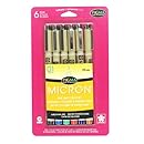 Sakura 30063 6-Piece Pigma Micron Assorted Colors 01 Ink Pen Set