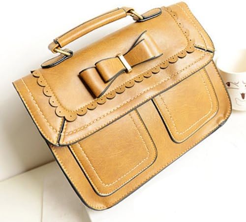 Vintage Bow Tie Women Handbag Messenger Bag