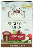 Grove Square Spiced Apple, Sugar Free, 24-Count Single Serve Cup for Keurig K-Cup Brewers