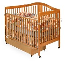 Stork Craft Chelsea 4-in-1 Crib with Drawer in Oak