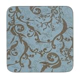 Coaster (4) -Flowing Floral (10.5X10.5Cm)