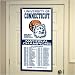 Connecticut Huskies (UConn) 2009 NCAA Women's Basketball National Champions White 18 x 36 Vertical Schedule Banner