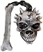 Medieval Spiked Skull and Bone Latex Flail Halloween Costume Weapon