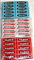 Cadbury Nostalgia Red, White & Blue Chewing Gum Gift Pack containing 60 packages of chewing gum (20 x 5 sticks of Beemans - 20 x 5 sticks of Black Jack - 20 x 5 sticks of Clove)